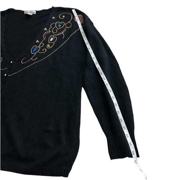 Vintage Sarah Richards Silk Blend Knit Cardigan. Size 20w/40. - Picture 8 of 8